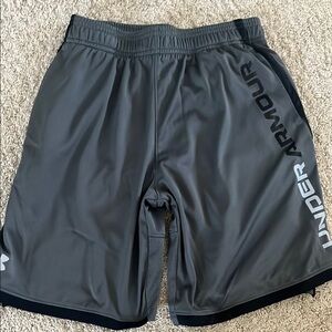 Under Armour Gray Performance Shorts Lightweight Athletic